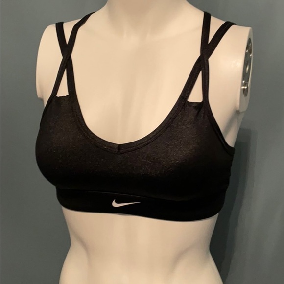 Women’s Nike Indy Sports Bra shiny black size XS - Picture 4 of 8